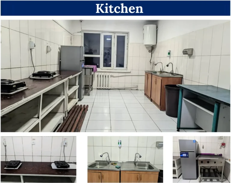 Kitchen in Avicenna Tajik State Medical University Hostel